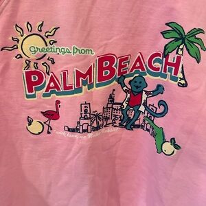 Roller Rabbit Pink Palm Beach Sweatshirt NWT
